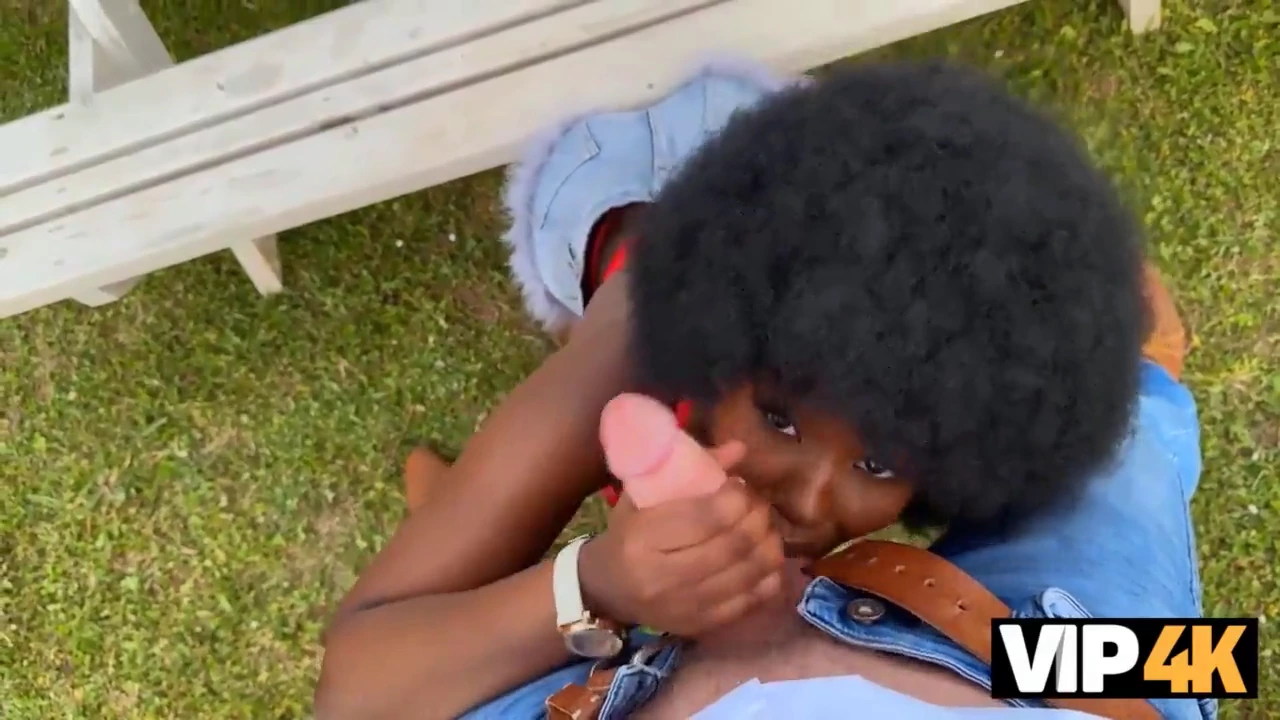Black goddess gets repaid in kind by white stud for her shaved pussy porn video
