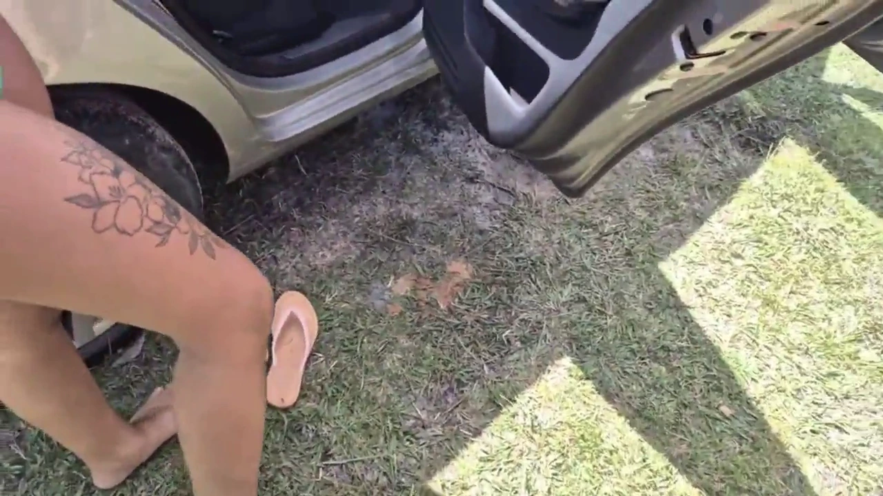 My girlfriend and I boarded a prostitution vehicle, where she invited three hairy men to penetrate our furry pussies porn video